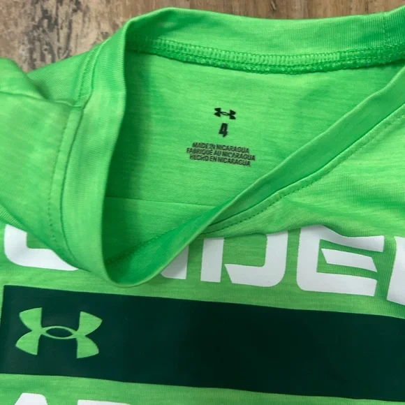Under Armour Kids' Lime & Neon Green Short Sleeve Tees - 2 Pack - Picture 4 of 5